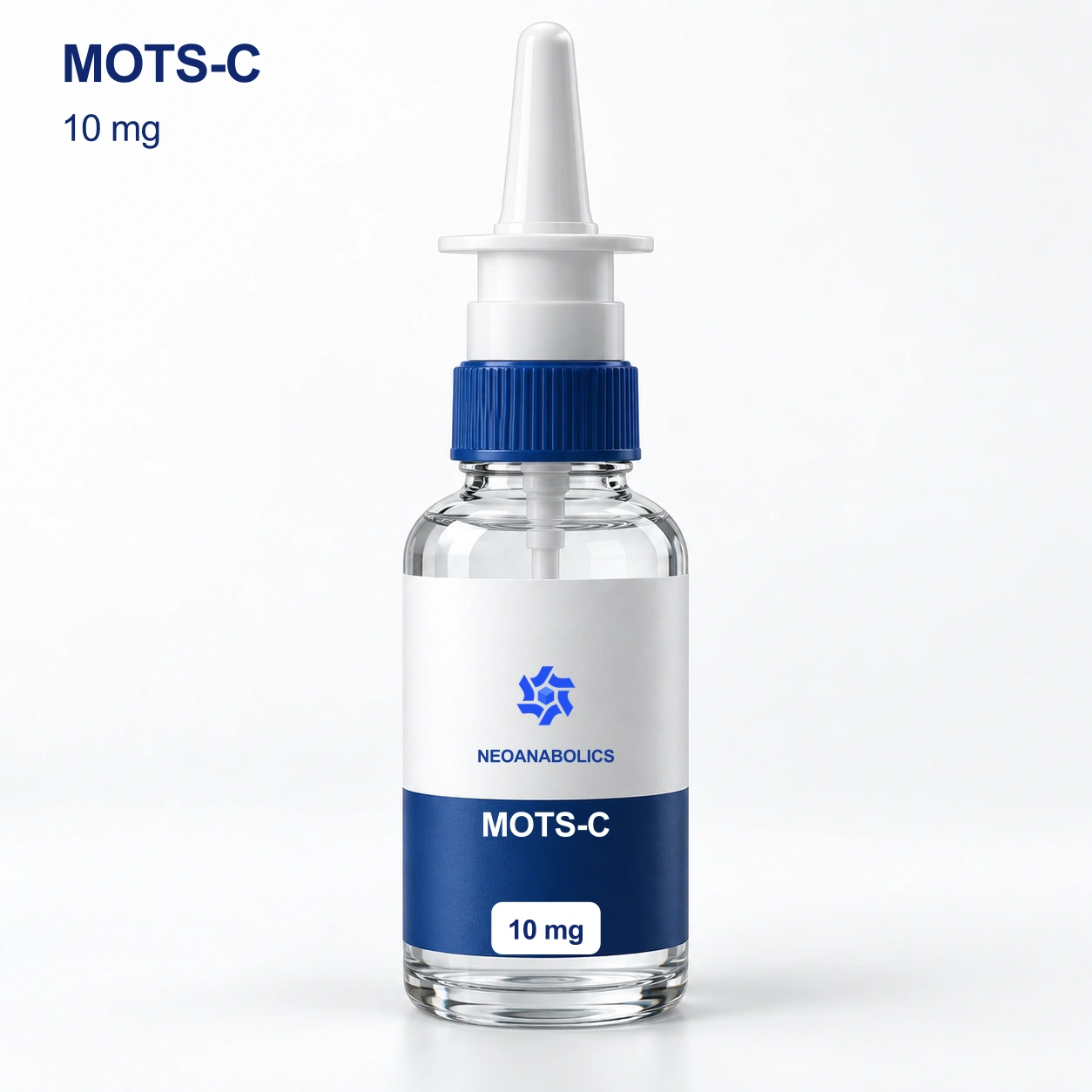 MOTS-C spray, 10 mg, Neoanabolics packaging illustration