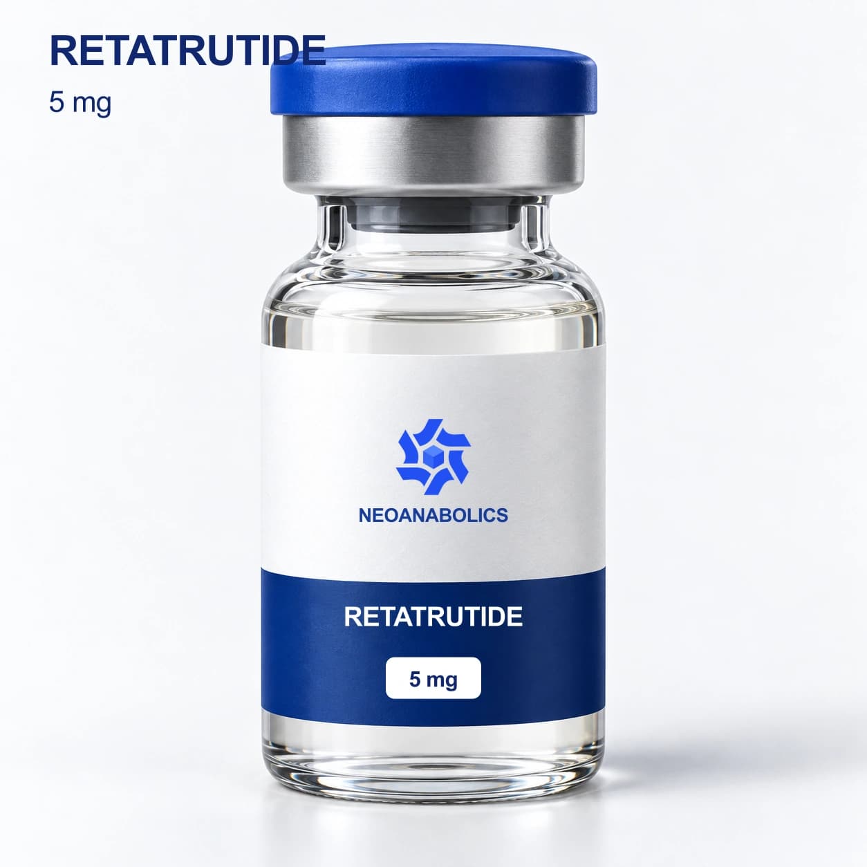 Retatrutide, 5 mg, Neoanabolics packaging illustration