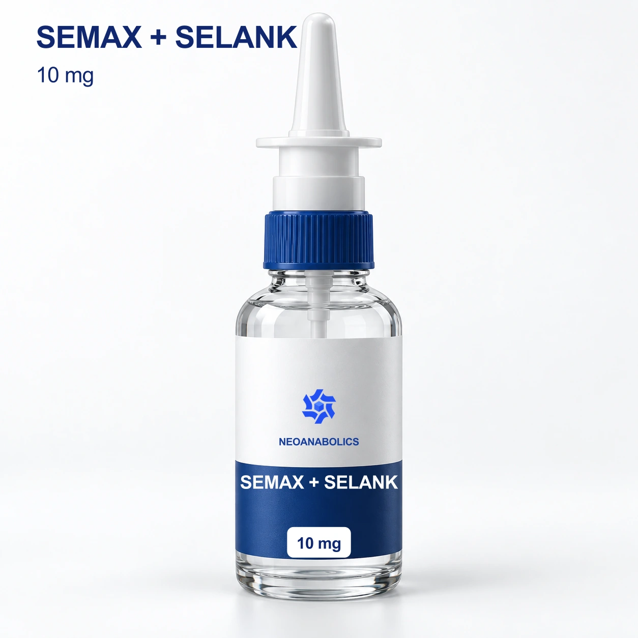 Semax + Selank spray, 10 mg, Neoanabolics packaging illustration